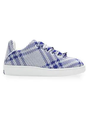 Burberry Box Knit Low-Top Sneakers
