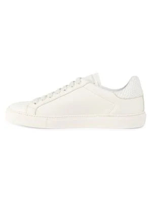 Roberto Cavalli Side Logo Leather Low-Top Sneakers