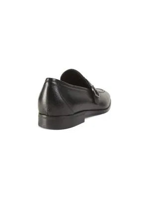 Roberto Cavalli Buckle Leather Loafers