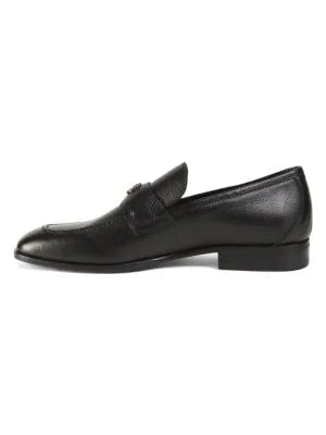 Roberto Cavalli Buckle Leather Loafers