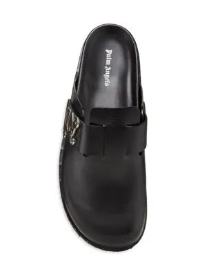 Palm Angels Studded Leather Mules