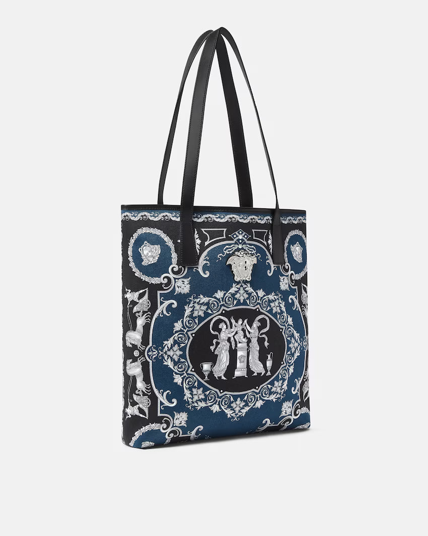 La Medusa Printed Canvas Tote