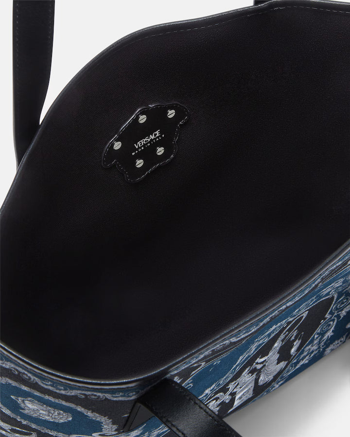 La Medusa Printed Canvas Tote