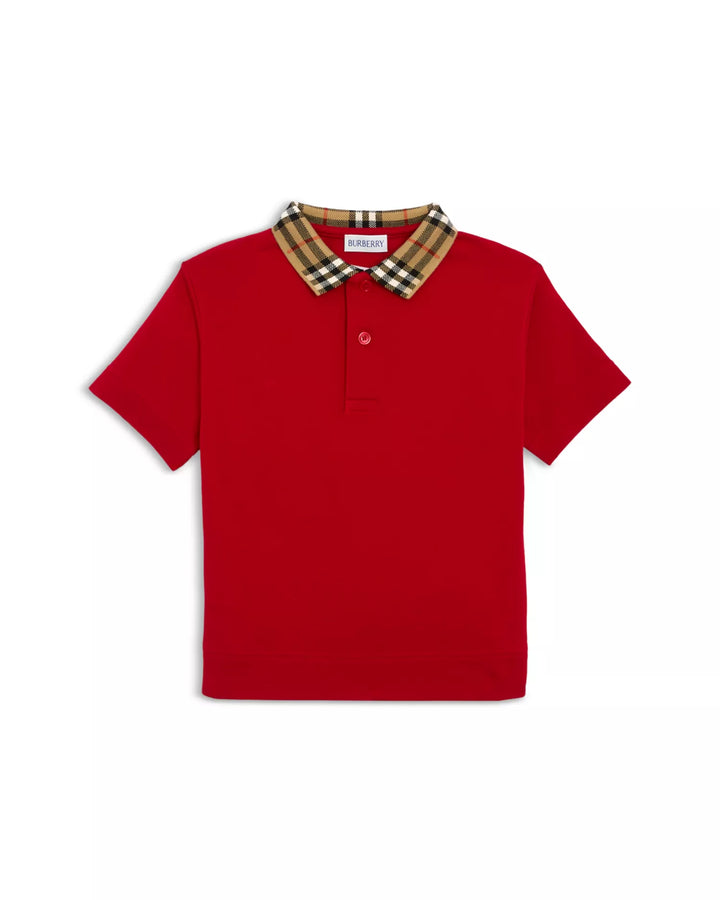 Burberry Boys' Johane Check Polo Shirt, Little Kid, Big Kid - Exclusive