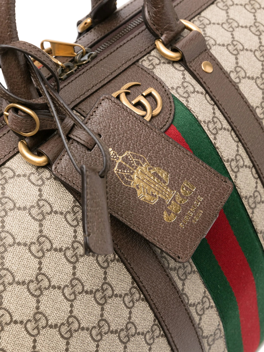 The Details  Gucci small Savoy holdall