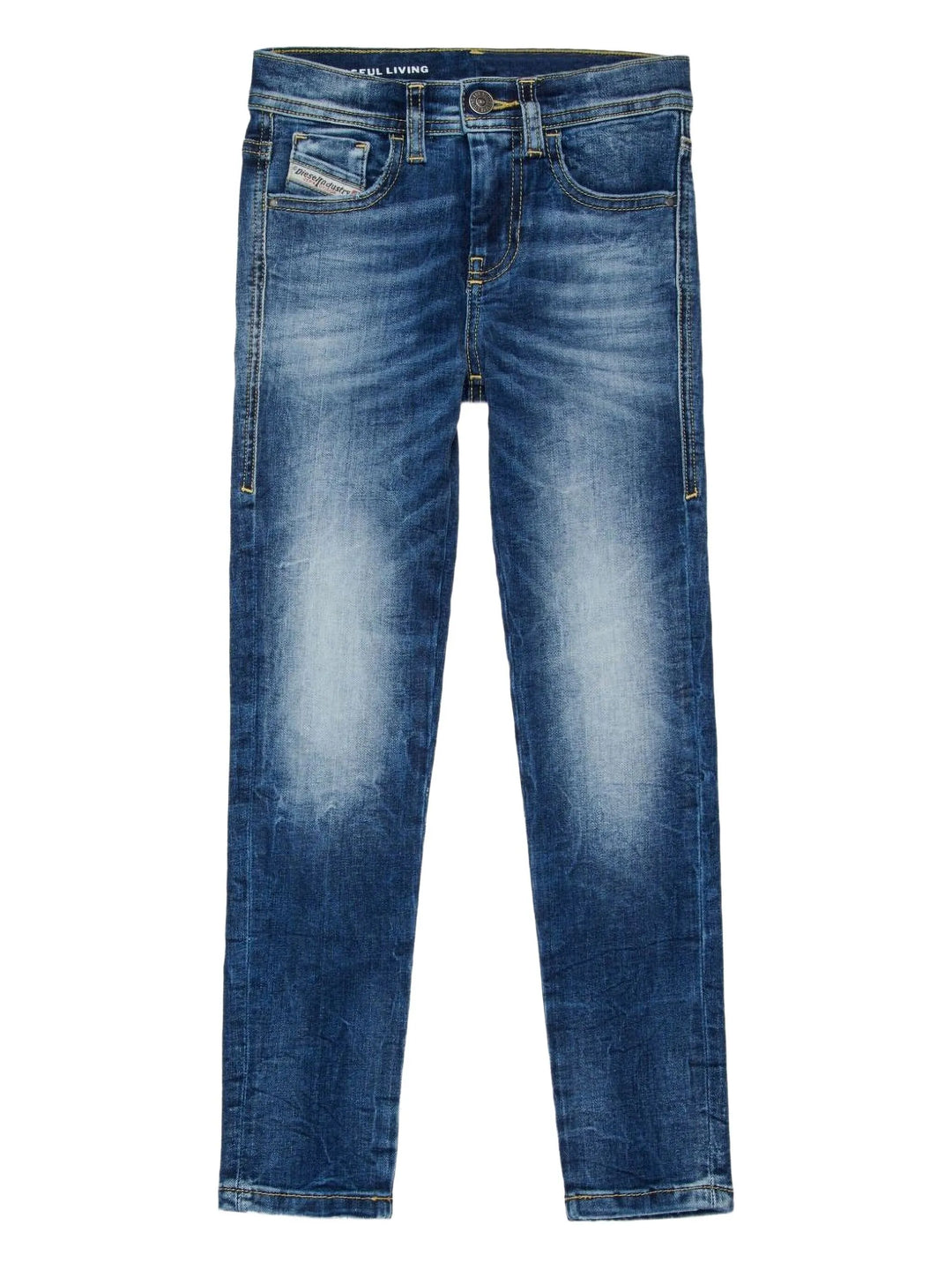 Diesel Kids faded-effect jeans