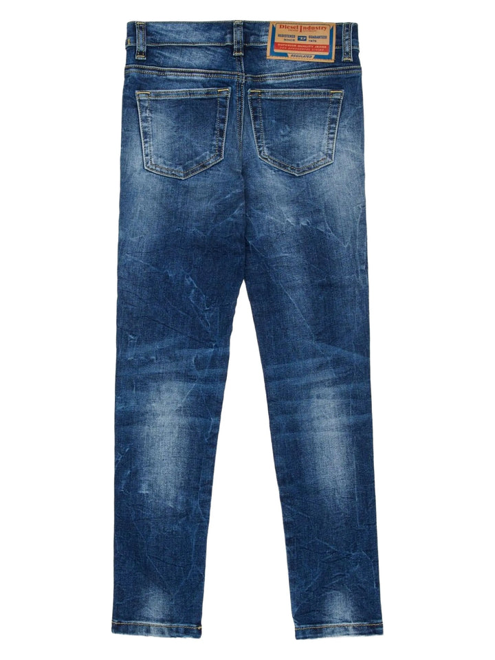 Diesel Kids faded-effect jeans