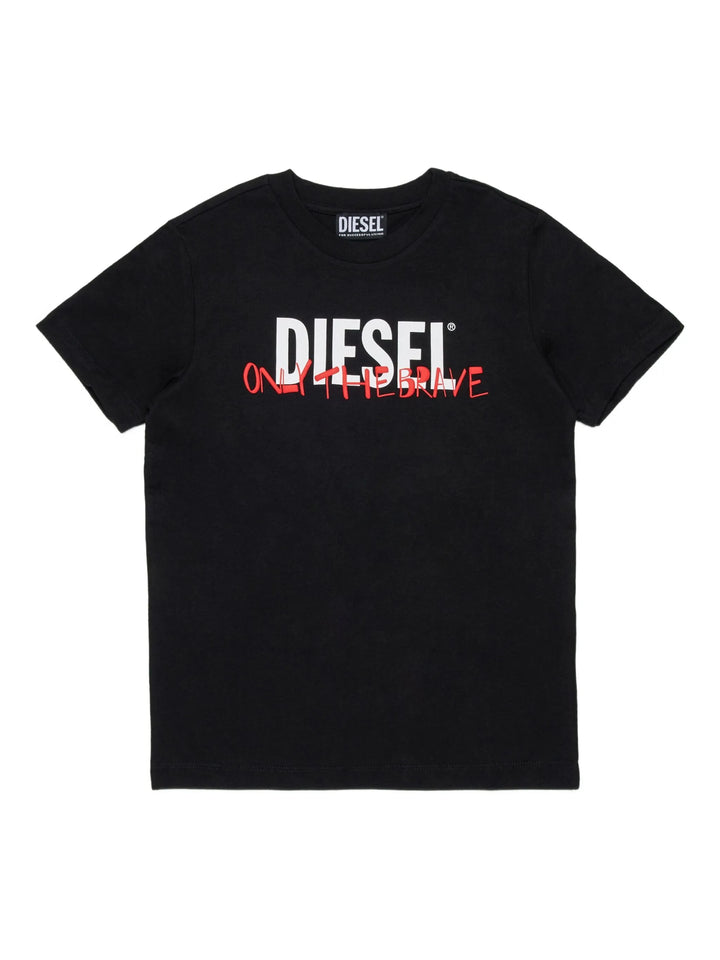 Diesel Kids logo-print T-shirt