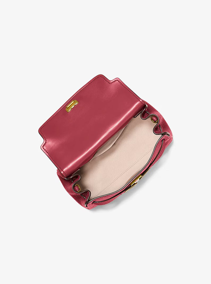 MICHAEL KORS Hamilton Extra-Small Textured Leather Soft Crossbody Bag