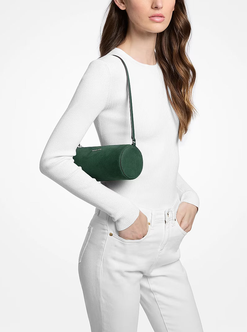 MICHAEL KORS Izzy Small Nubuck Barrel Pochette
