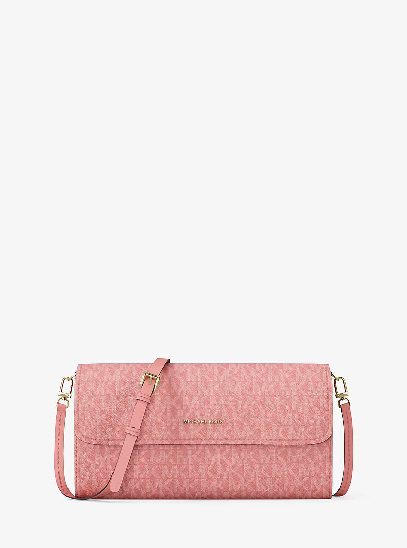 MICHAEL KORS Jet Set Small Signature Logo Convertible Crossbody Bag
