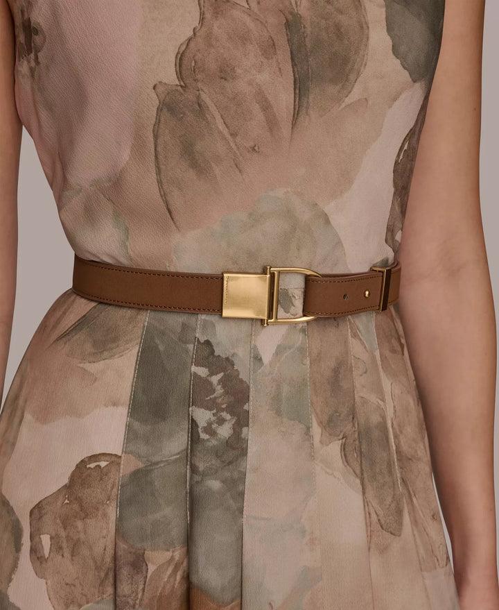 Donna Karan New York Women's Crepe Cowl Neck Dress