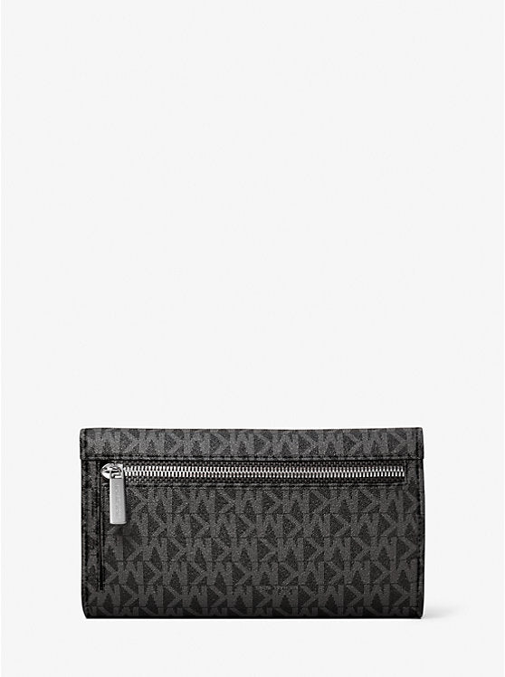 Michael Kors  Jet Set Large Signature Logo Tri-Fold Wallet
