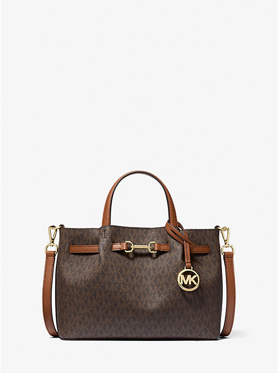 MICHAEL KORS Carson Small Signature Logo Satchel