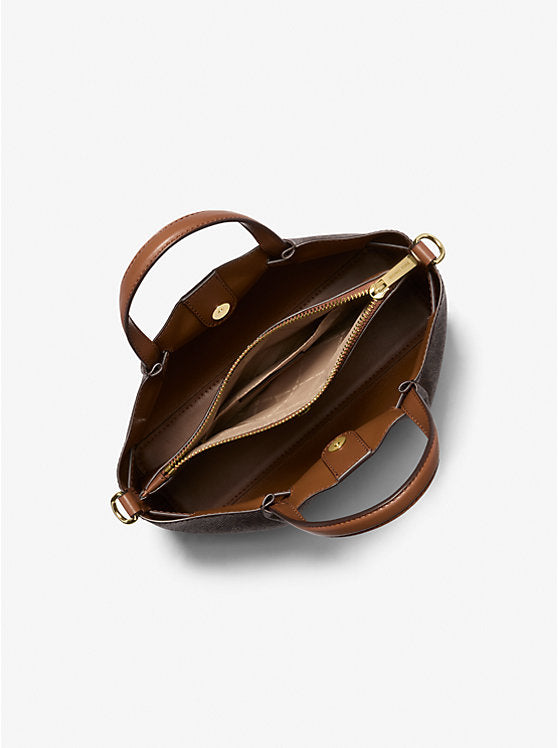 MICHAEL KORS Carson Small Signature Logo Satchel