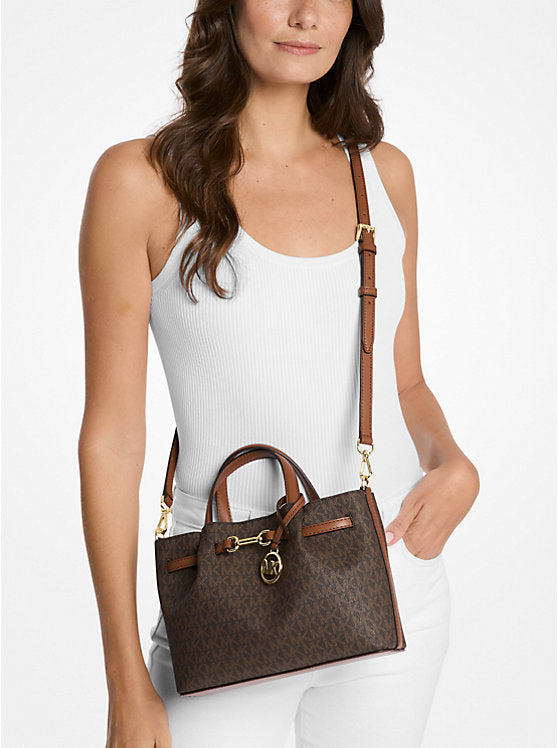 MICHAEL KORS Carson Small Signature Logo Satchel