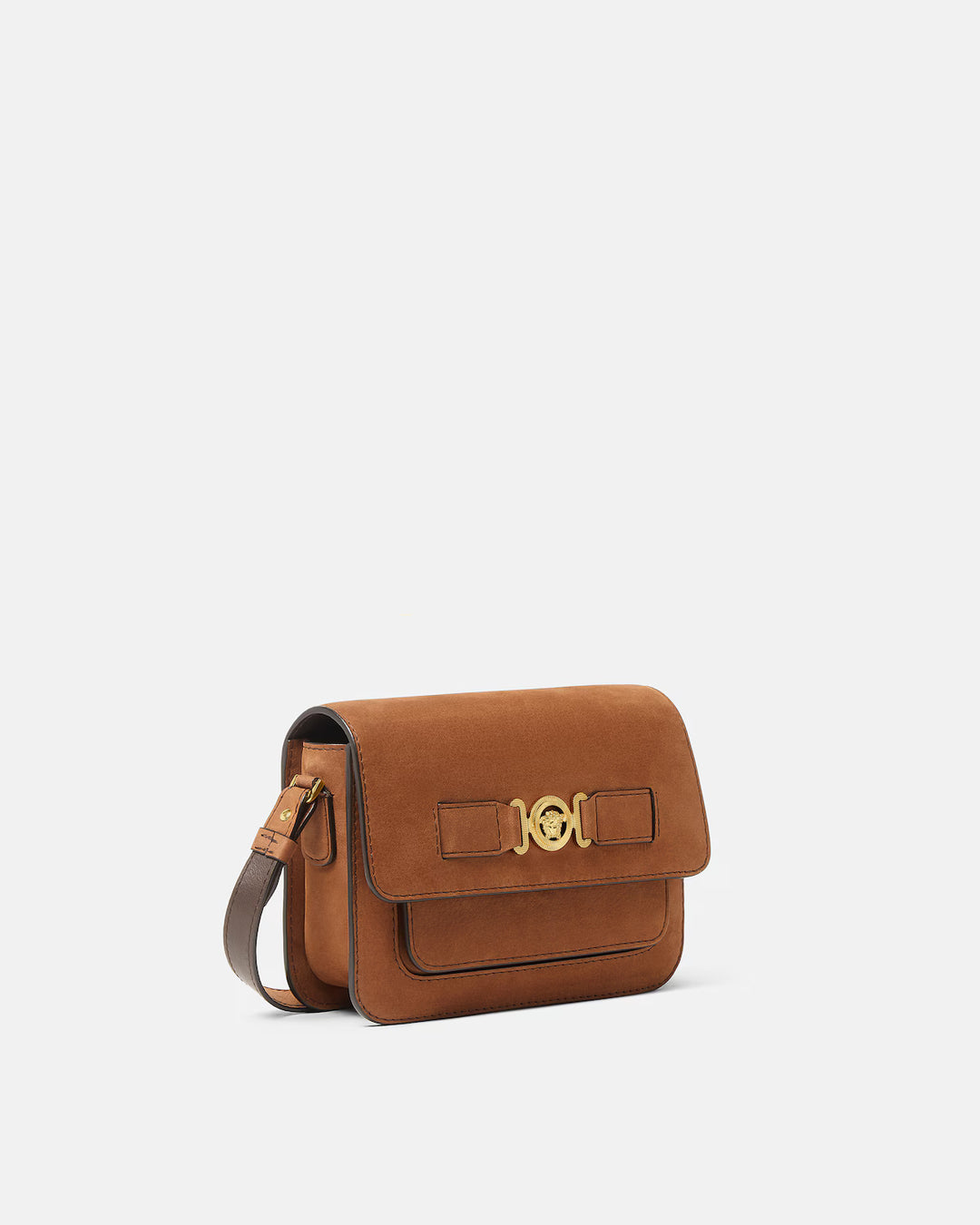 Medusa Biggie Nabuck Messenger Bag