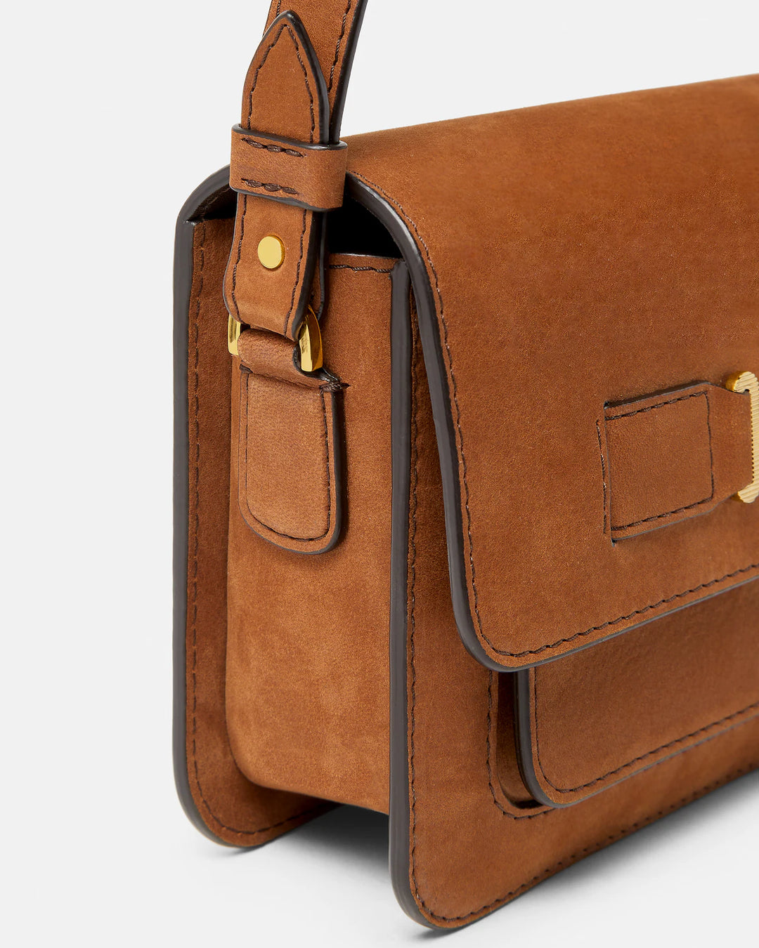 Medusa Biggie Nabuck Messenger Bag