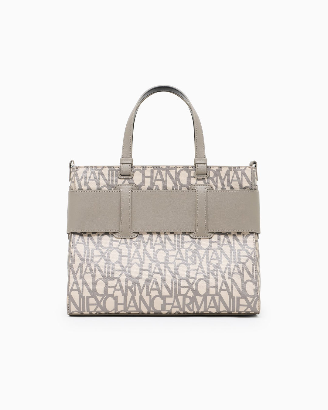 ARMANI Structured Fabric Shopper with Rope Handles