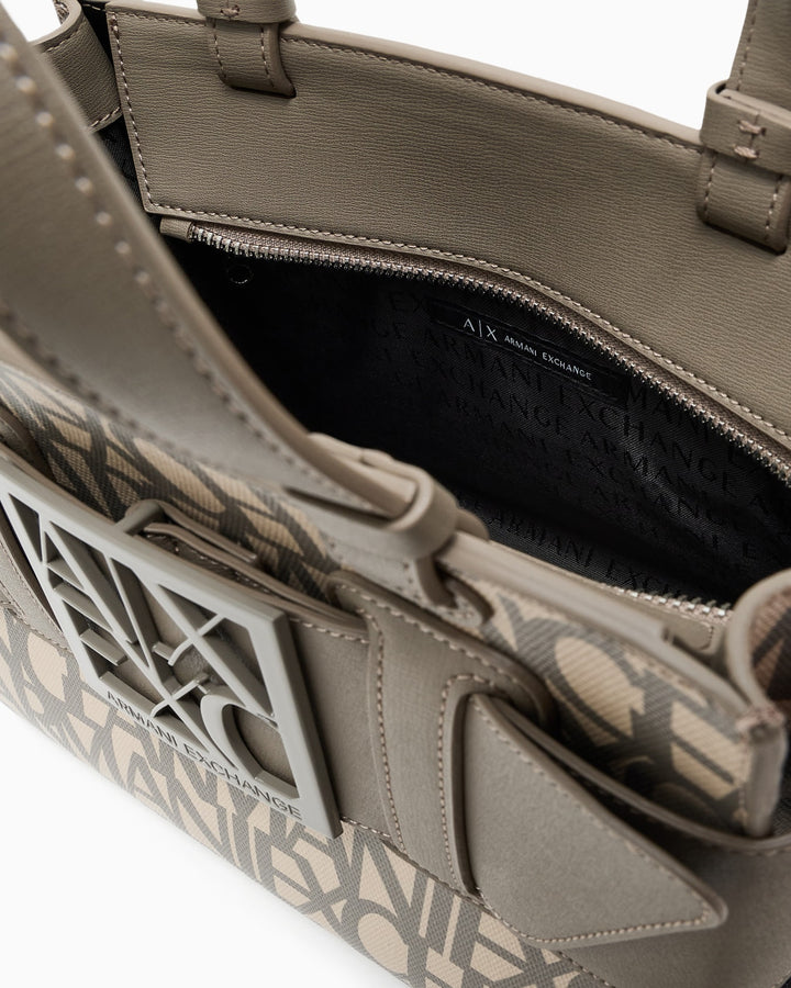 ARMANI Natural fabric shopping bags