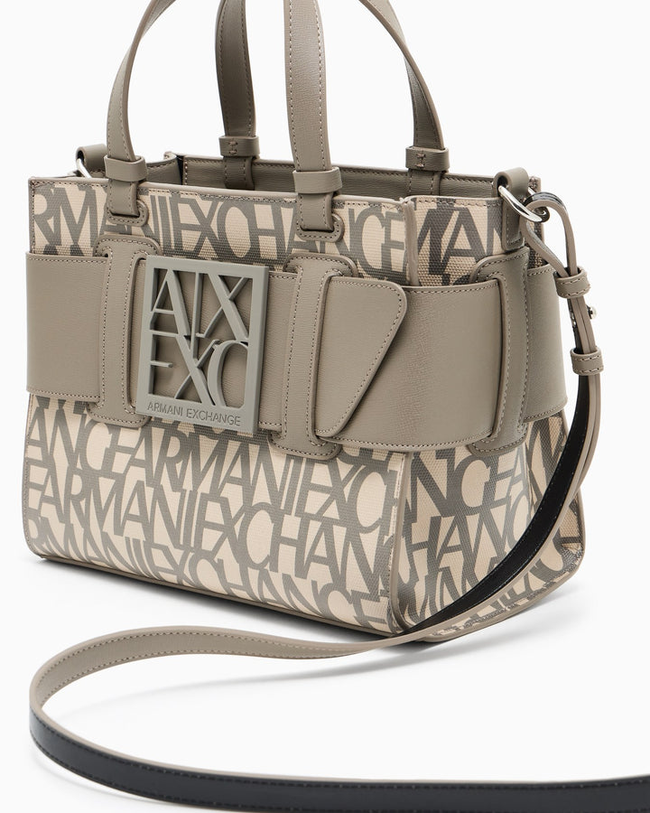 ARMANI Natural fabric shopping bags