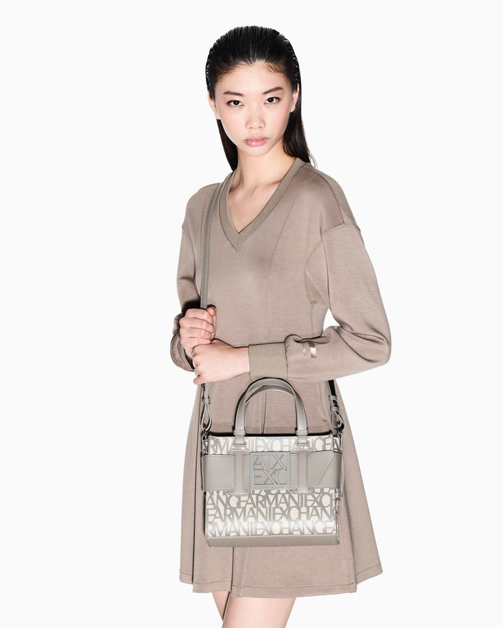 ARMANI Natural fabric shopping bags