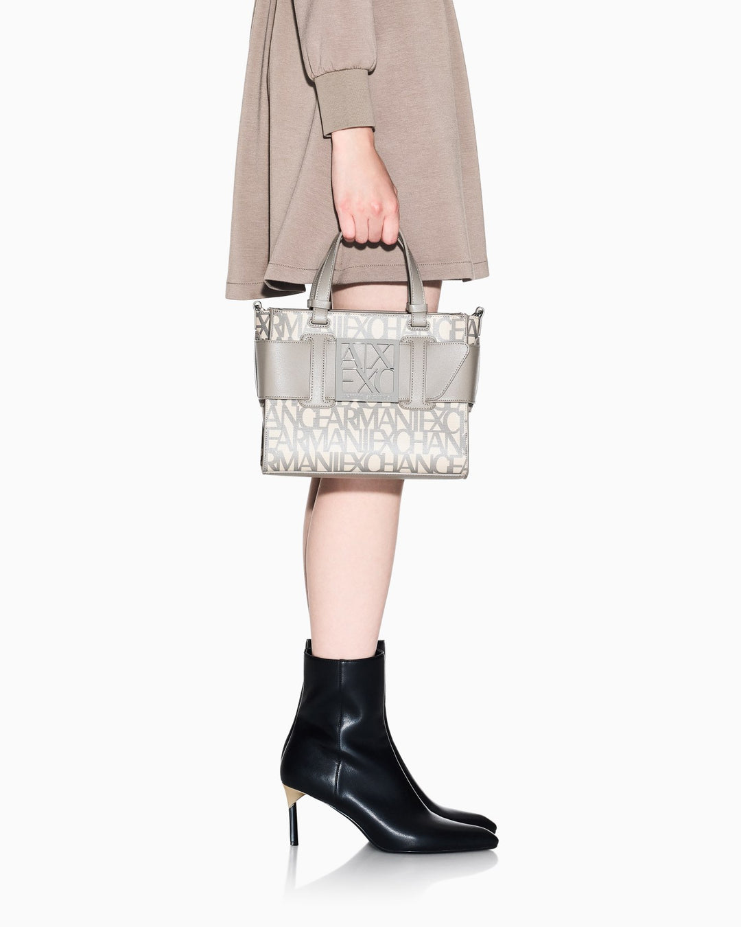 ARMANI Natural fabric shopping bags