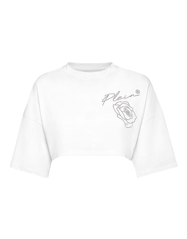 PHILIPP PLEIN Roses Cropped Top
