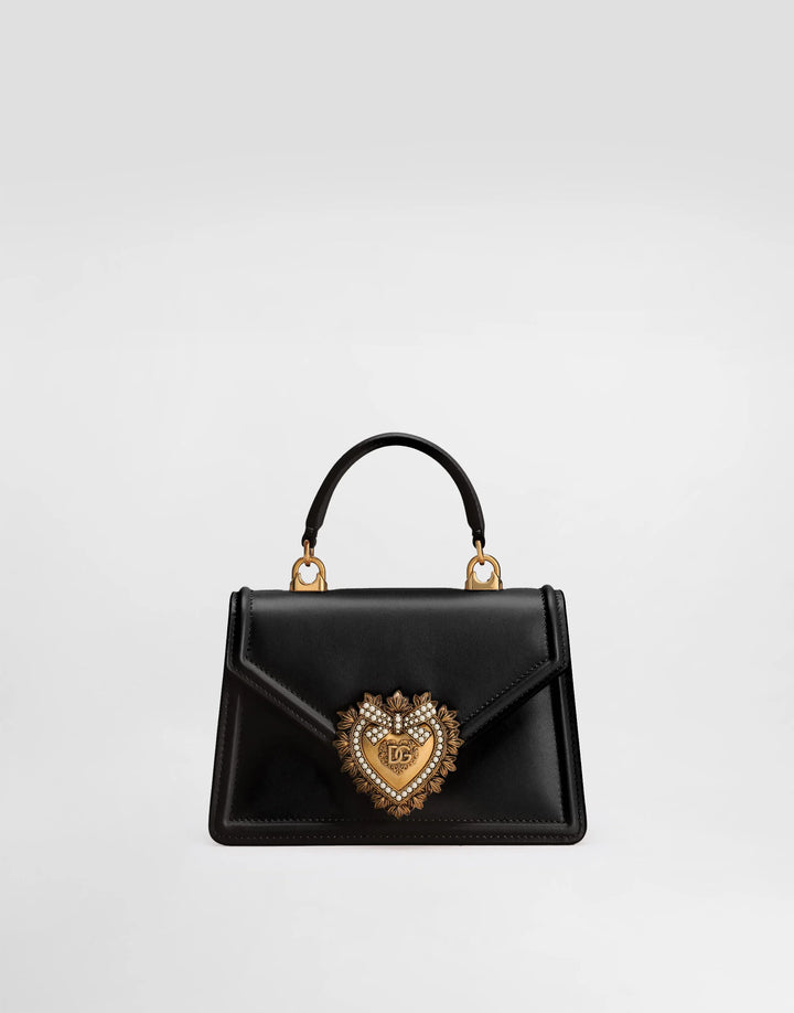 DOLCE GABBANA Small smooth calfskin Devotion bag