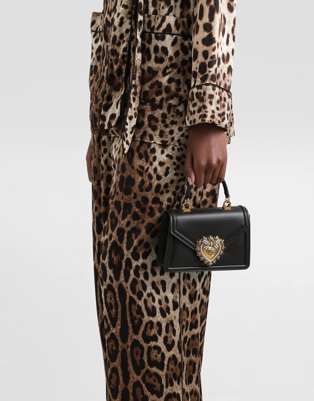 DOLCE GABBANA Small smooth calfskin Devotion bag