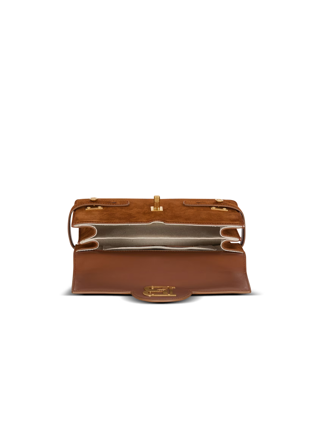 BALMAIN Suede B-Buzz Shoulder 24 bag