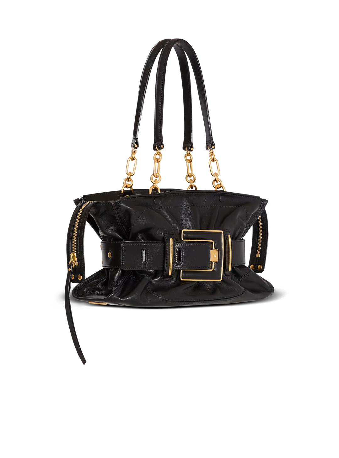 BALMAIN Calfskin leather Anthem bag
