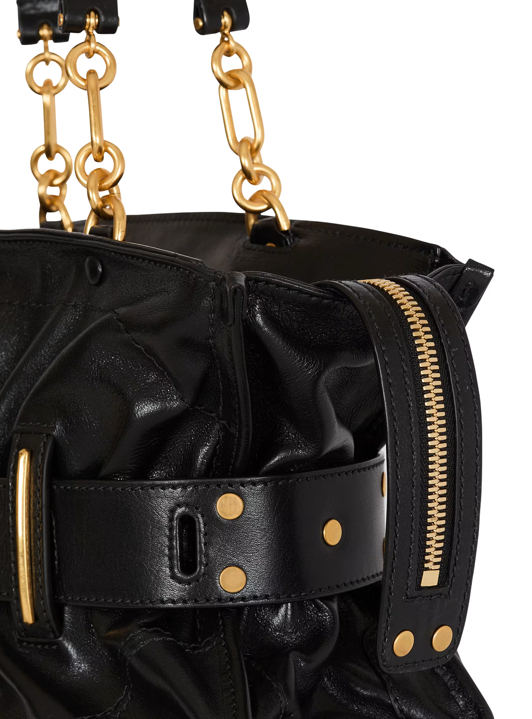 BALMAIN Calfskin leather Anthem bag