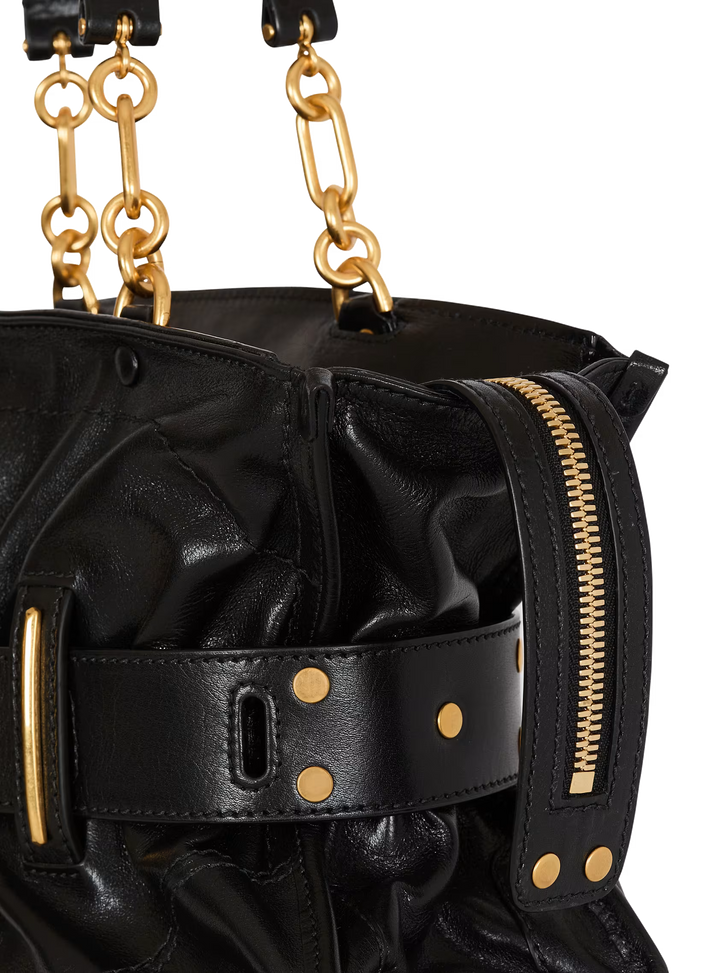 BALMAIN Calfskin leather Anthem bag