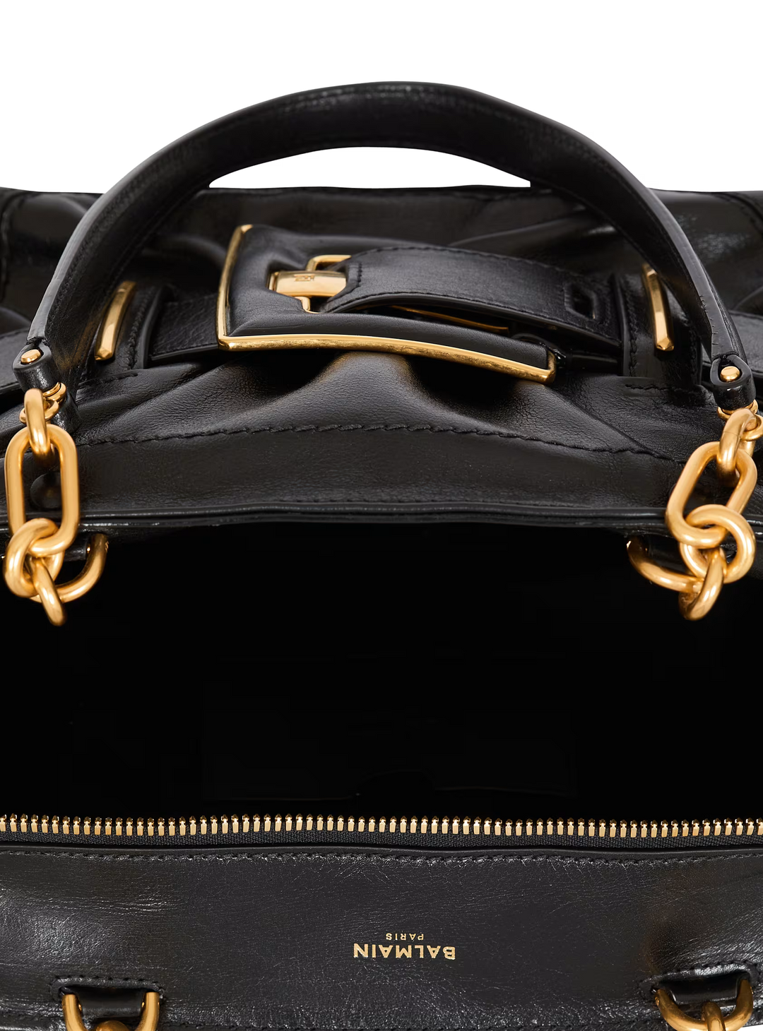 BALMAIN Calfskin leather Anthem bag