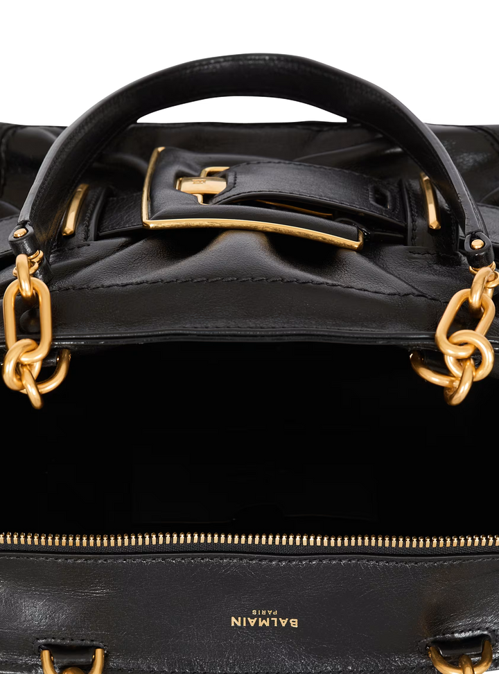 BALMAIN Calfskin leather Anthem bag
