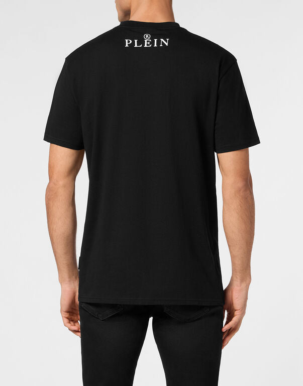 PHILIPP PLEIN Round Neck T-Shirt Skull Snake
