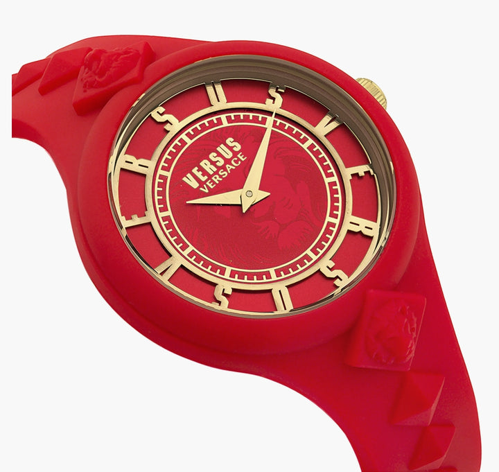 Versace Silicone Strap Watch, 39mm & Zip Case