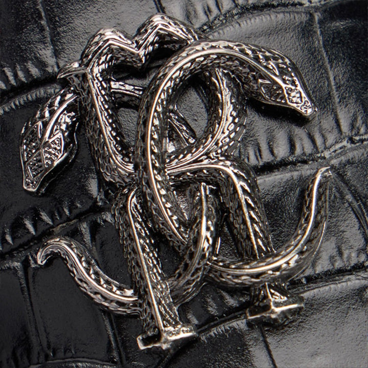 ROBERTO CAVALLI Woven leather sandals