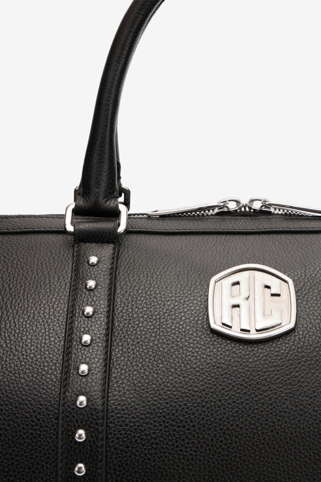 ROBERTO CAVALLI Tumbled Leather Travel Bag