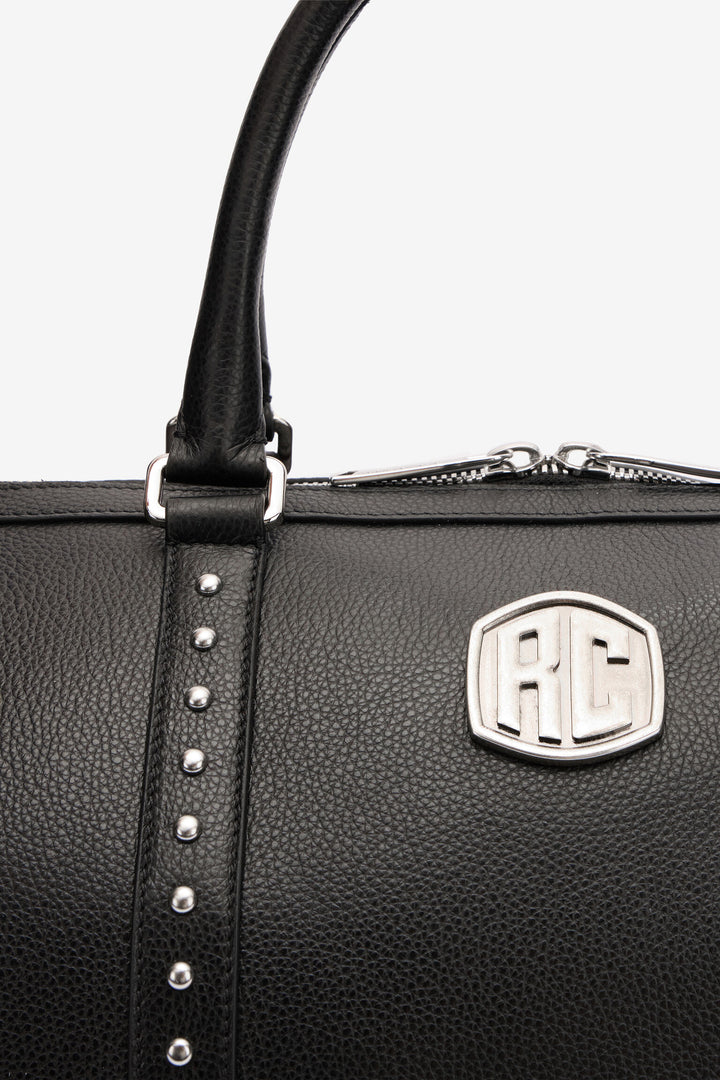 ROBERTO CAVALLI Tumbled Leather Travel Bag