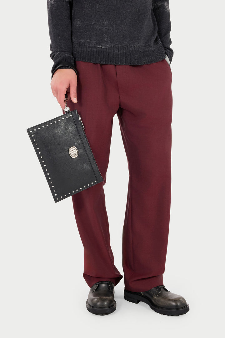 ROBERTO CAVALLI Flat Clutch With Studs