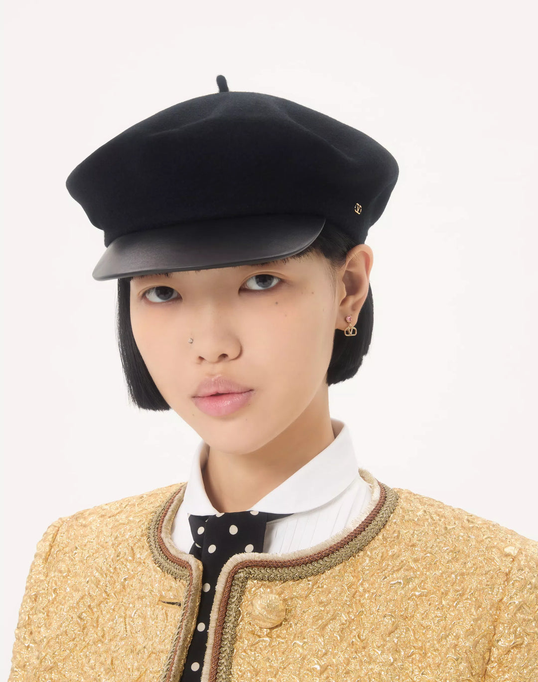 VALENTINO Vlogo Signature Earrings In Metal And Swarovski® Crystals