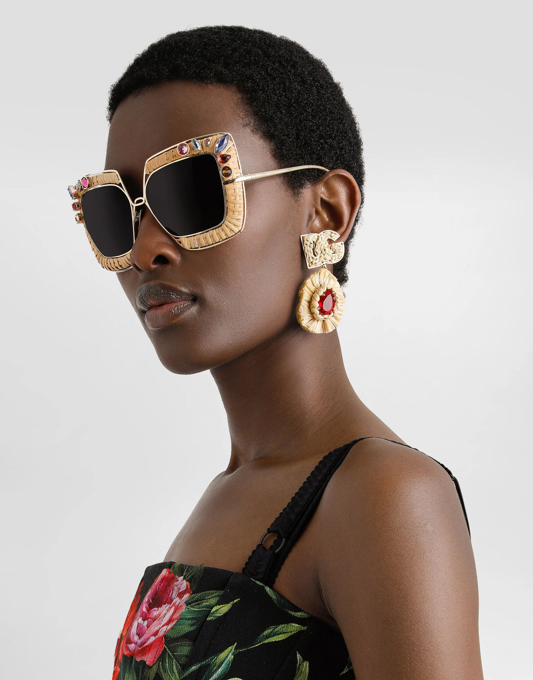 DG Logo clip earrings