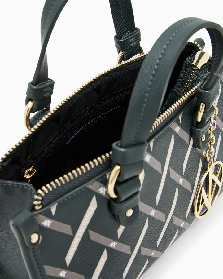 ARMANI Mini bag with geometric print