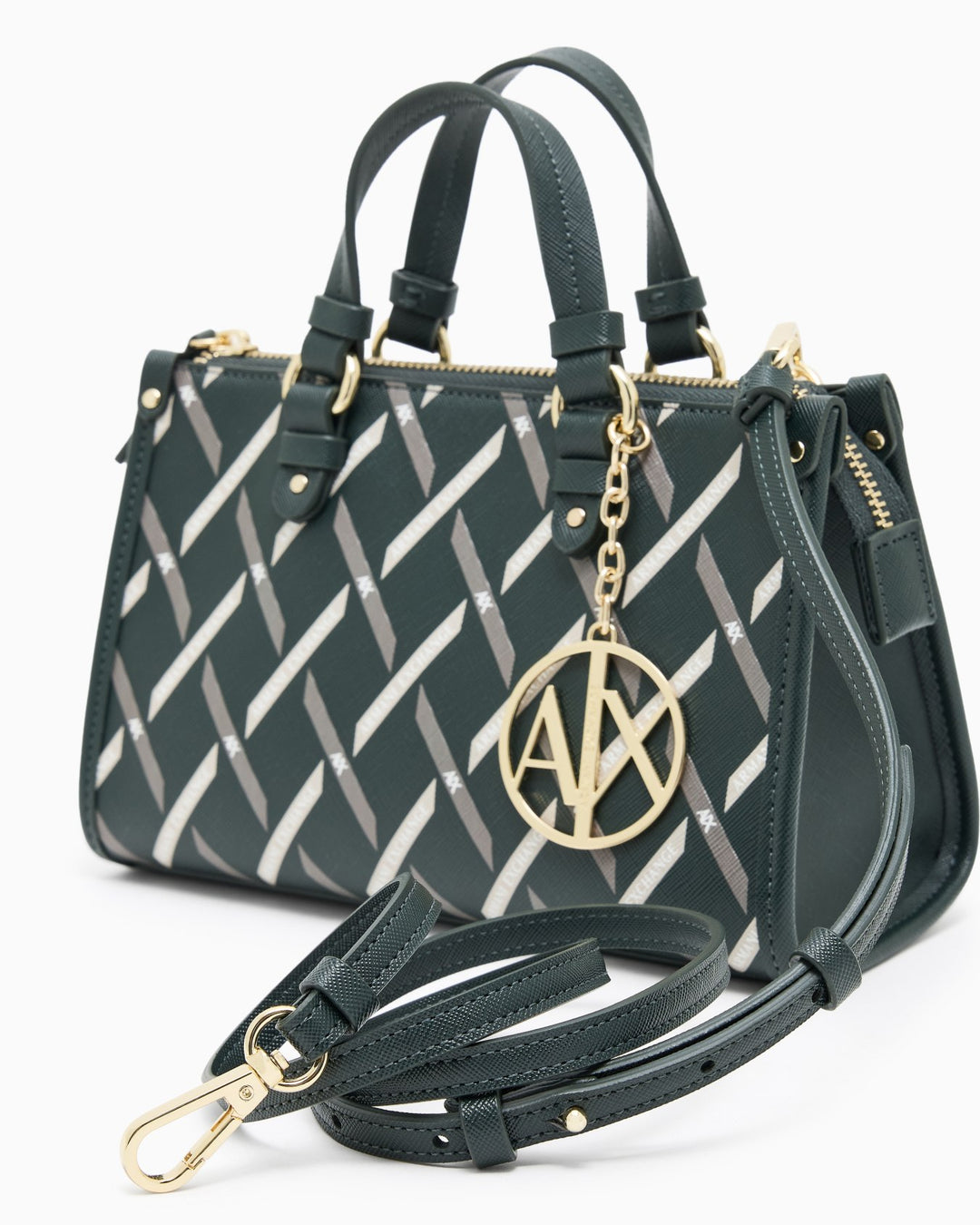 ARMANI Mini bag with geometric print