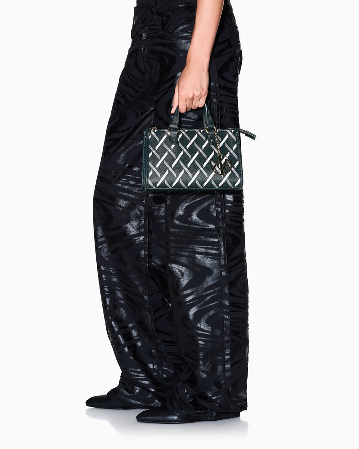 ARMANI Mini bag with geometric print