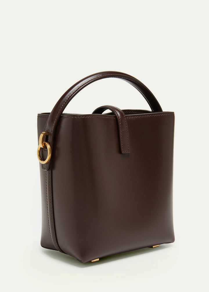 Saint Laurent Le 37 Mini YSL Bucket Bag in Smooth Leather