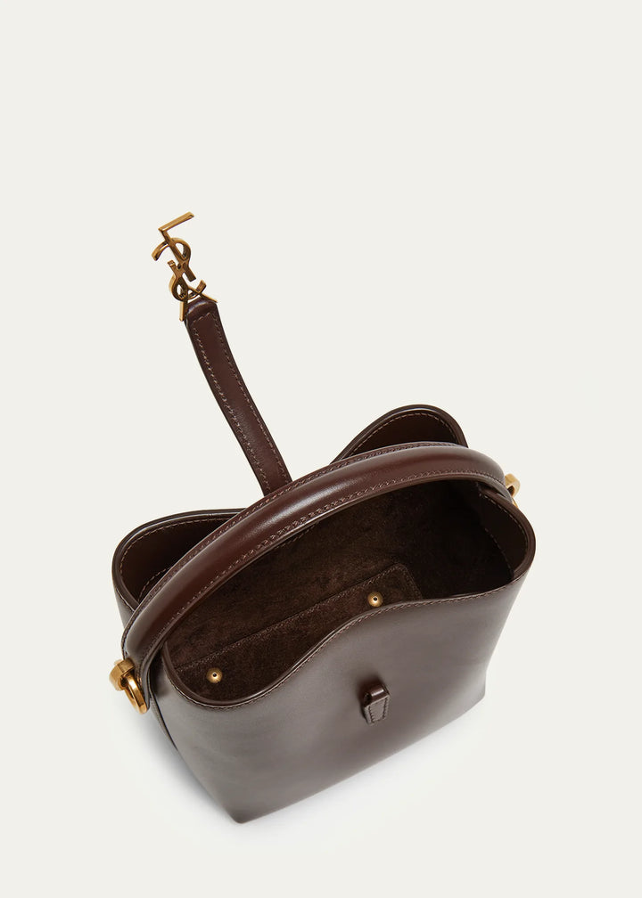 Saint Laurent Le 37 Mini YSL Bucket Bag in Smooth Leather