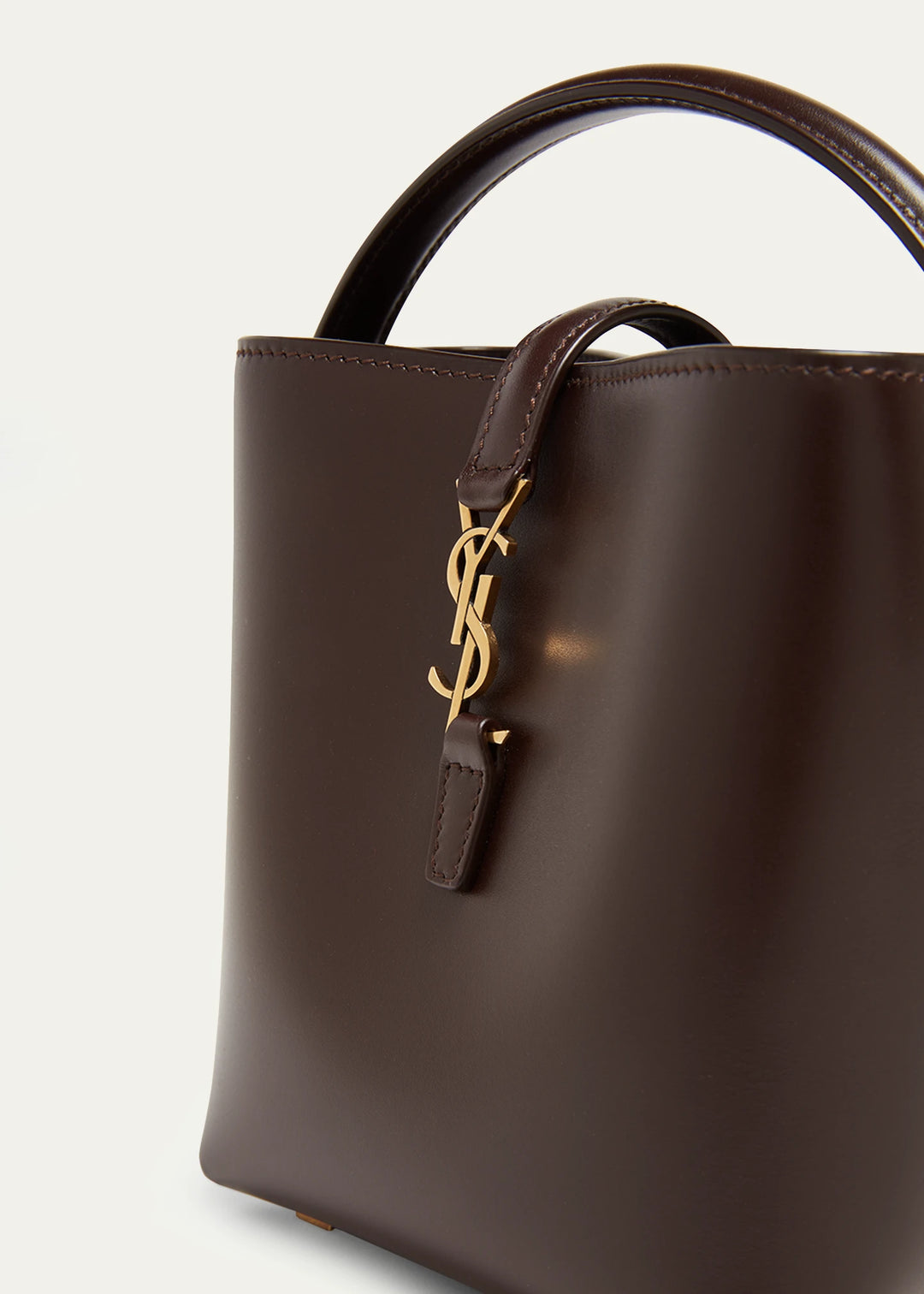 Saint Laurent Le 37 Mini YSL Bucket Bag in Smooth Leather